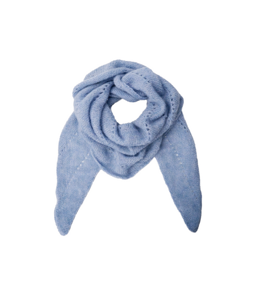 Black Colour Dell Knitted Mini Scarf Jeans