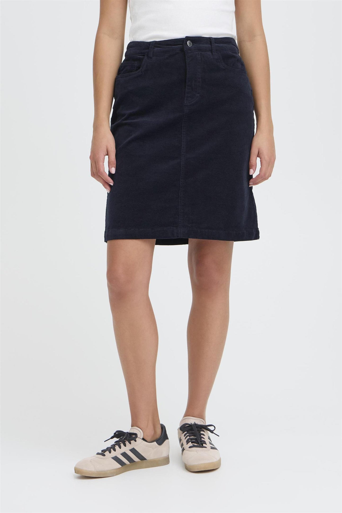 Pulz Sally Skirt Dark Saphire