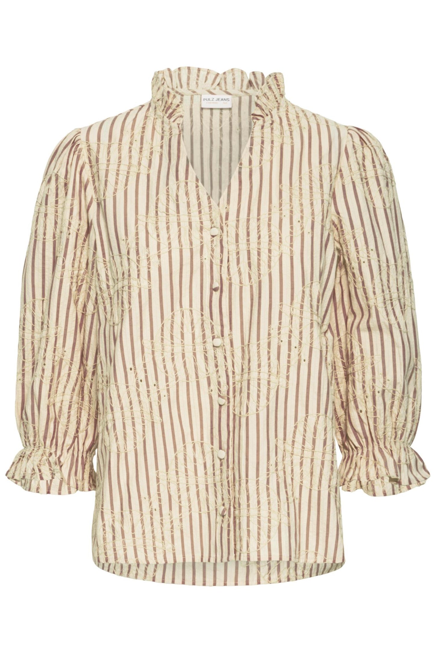 Pulz Dami Shirt Tobacco Brown
