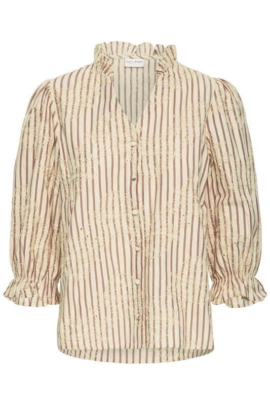 Pulz Dami Shirt Tobacco Brown