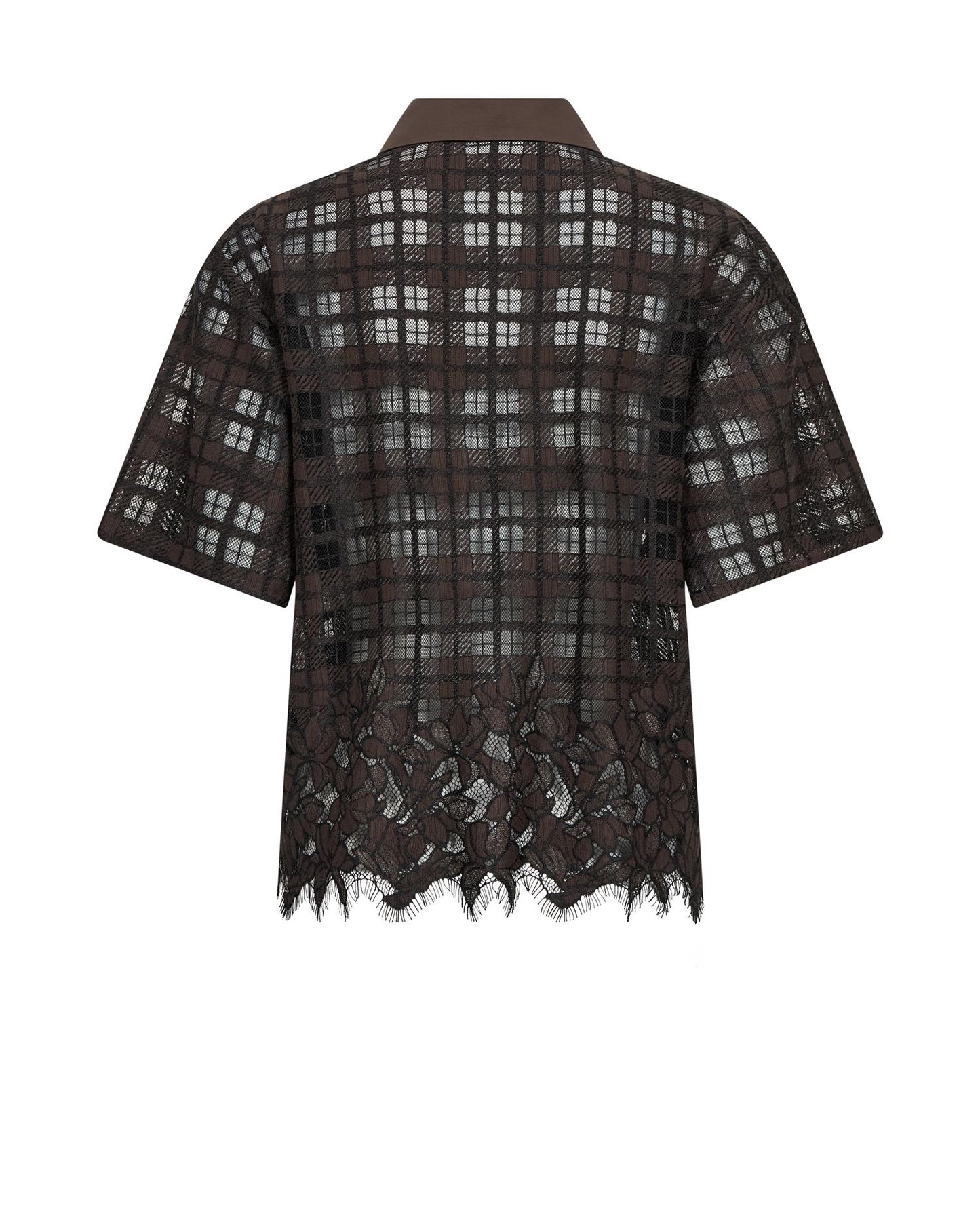 Mos Mosh Lia Checko SS Lace Shirt Delicioso