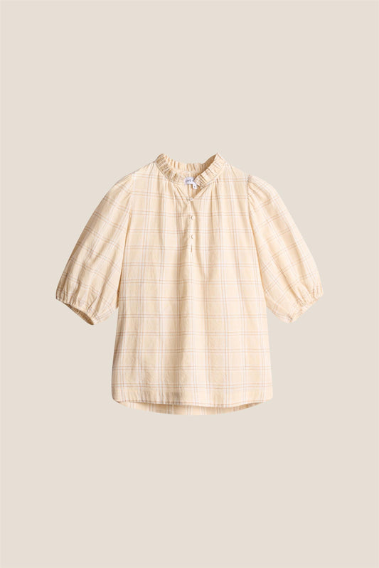 Line of Oslo Tutti Check Sand