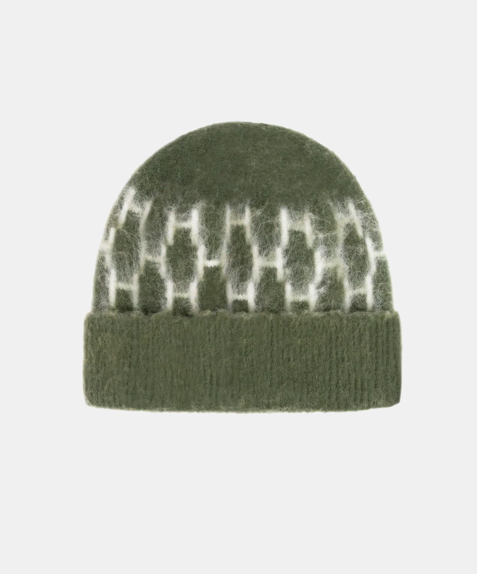 HÉST Gera Beanie Winter Moss
