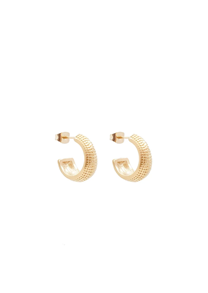 Farmhouse Camilla Øhrling Isadora Hoop Earrings Gold