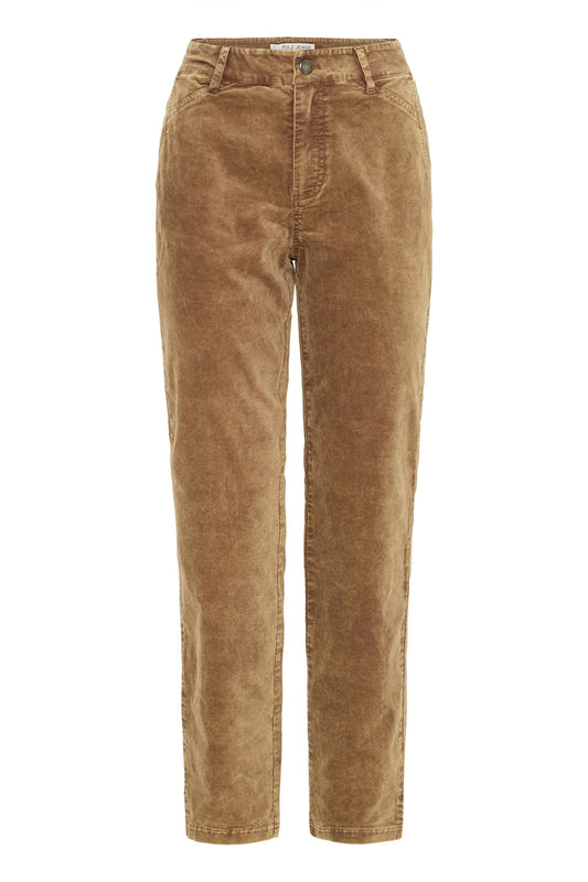Pulz Fiba HW Pant Skinny Leg Bison