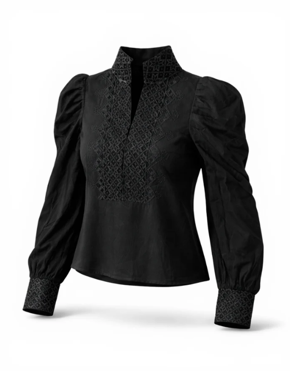 Nord Nordlys Bluse Sort