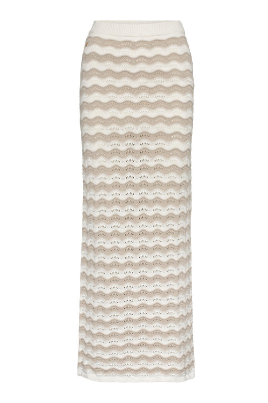 Rah Oslo Long Skirt Cotton Stripes