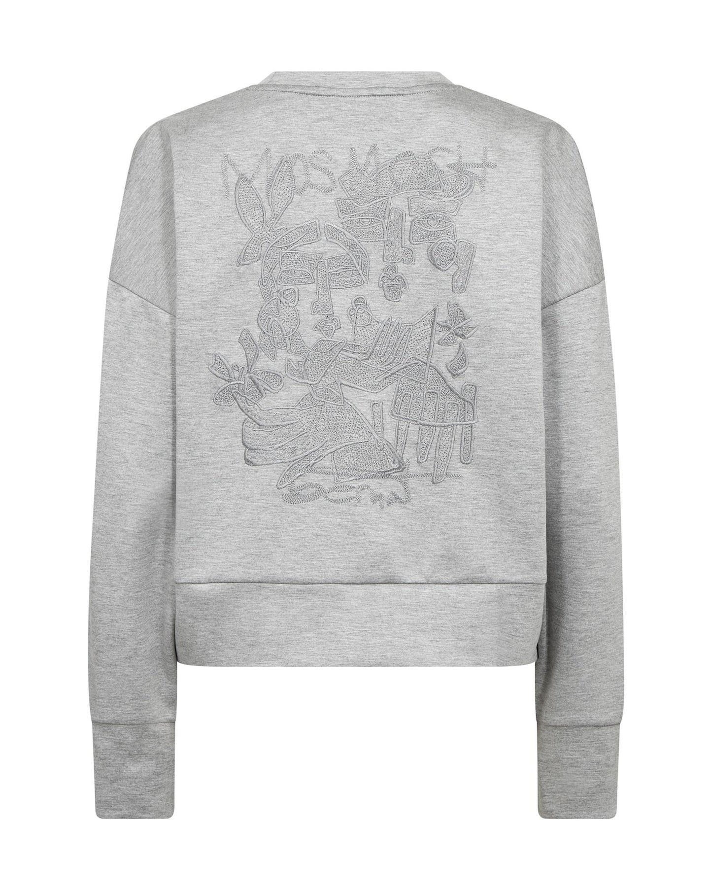 Mos Mosh Bernat LS Sweat Shirt Grey