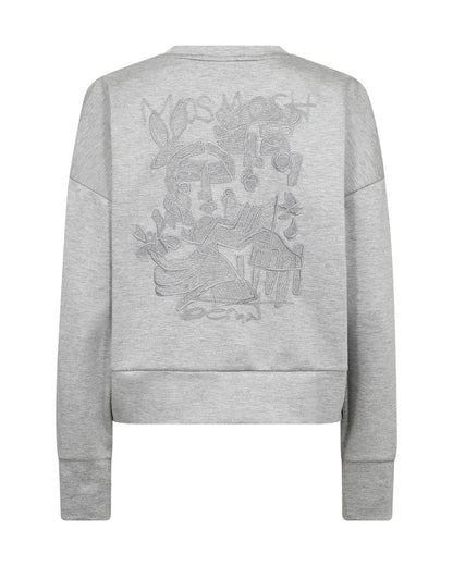 Mos Mosh Bernat LS Sweat Shirt Grey