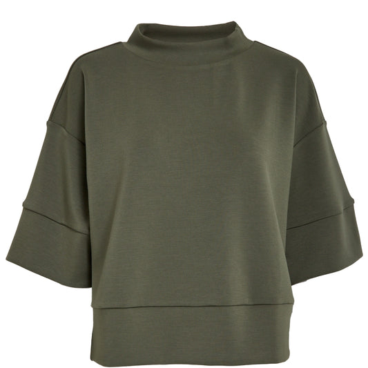 Peppercorn Dicette Half Sleeve Blouse Grape Leaf