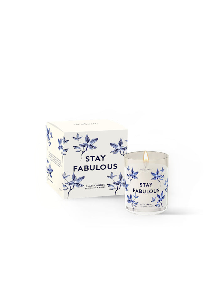 The Gift Label Scented Candle 200g Stay Fabulous