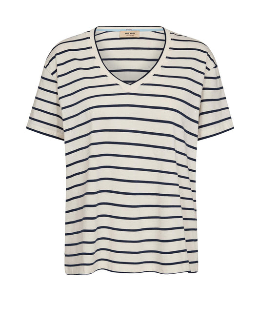 Mos Mosh Nani V-SS Stripe Tee Spellbound