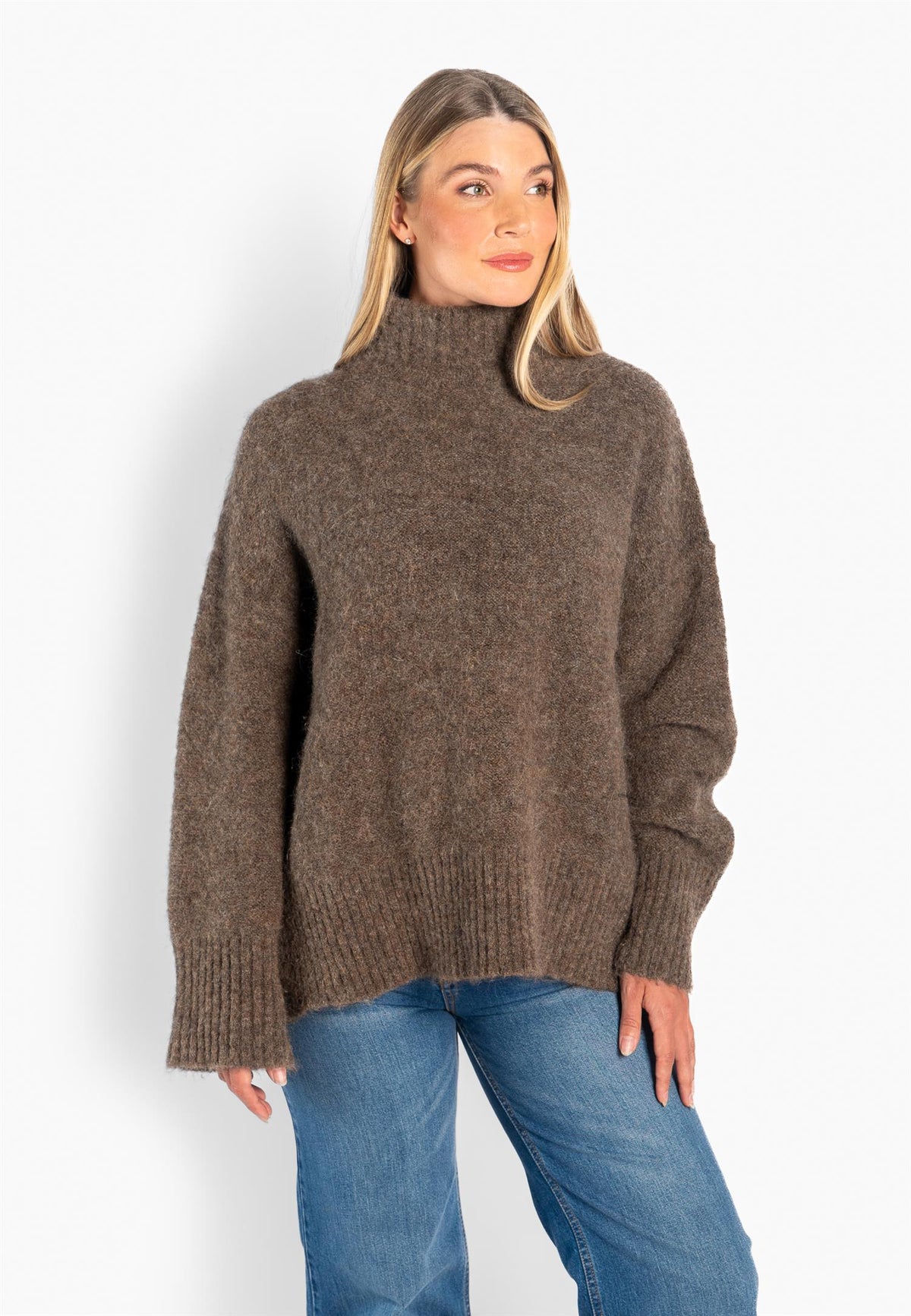 HÉST Noelle Sweater Brown