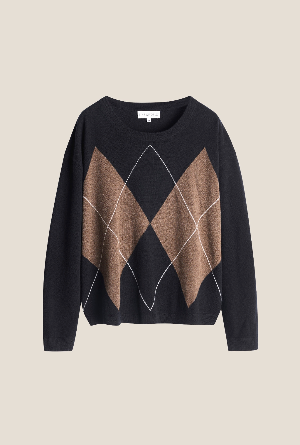Line of Oslo Luca Jacquard Black/brown