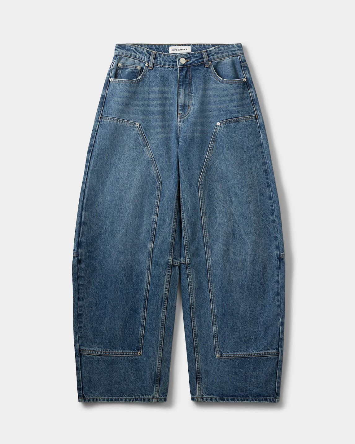 Sofie Schnoor Sofie Schnoor Sonja barrel shaped barrel jeans blå