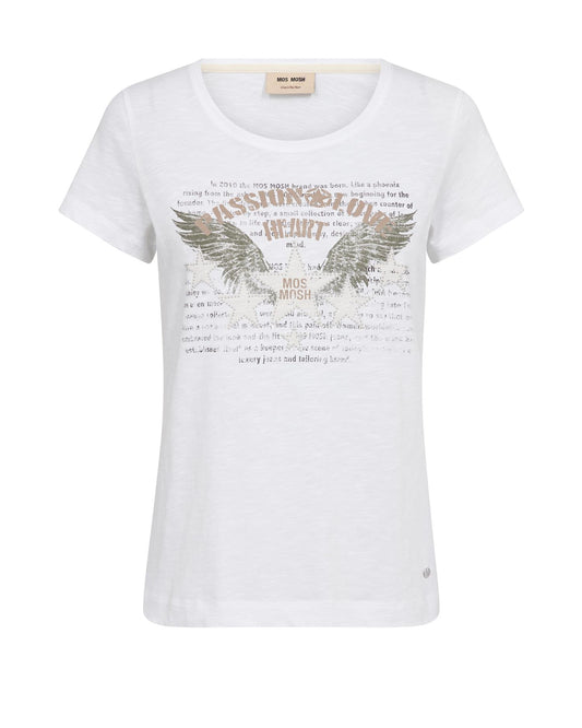 Mos Mosh Zibba O-SS Tee White