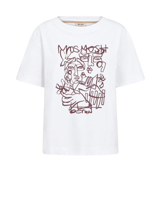 Mos Mosh Bernat SS Tee White