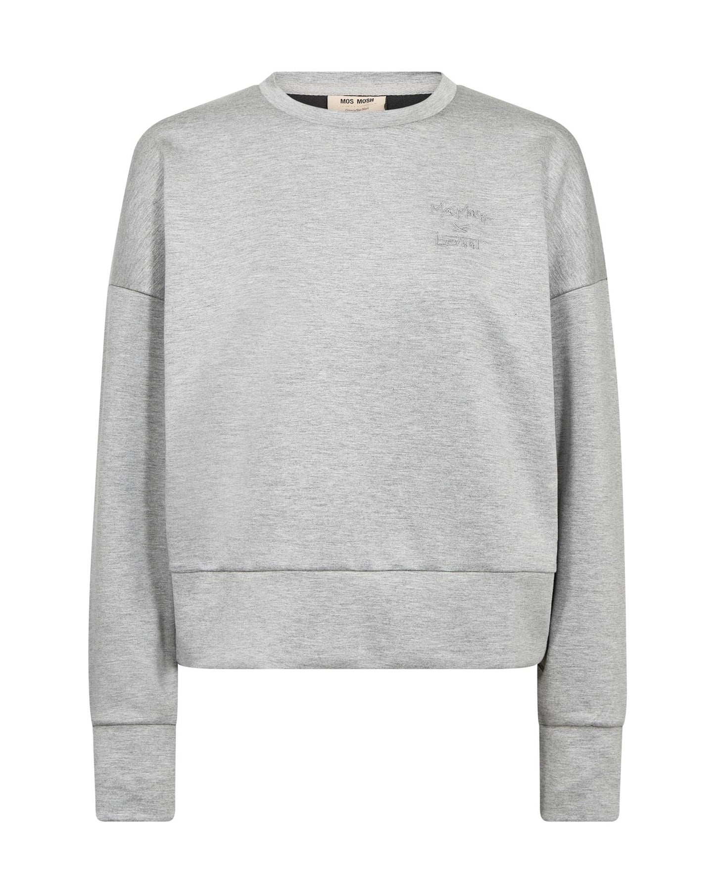 Mos Mosh Bernat LS Sweat Shirt Grey