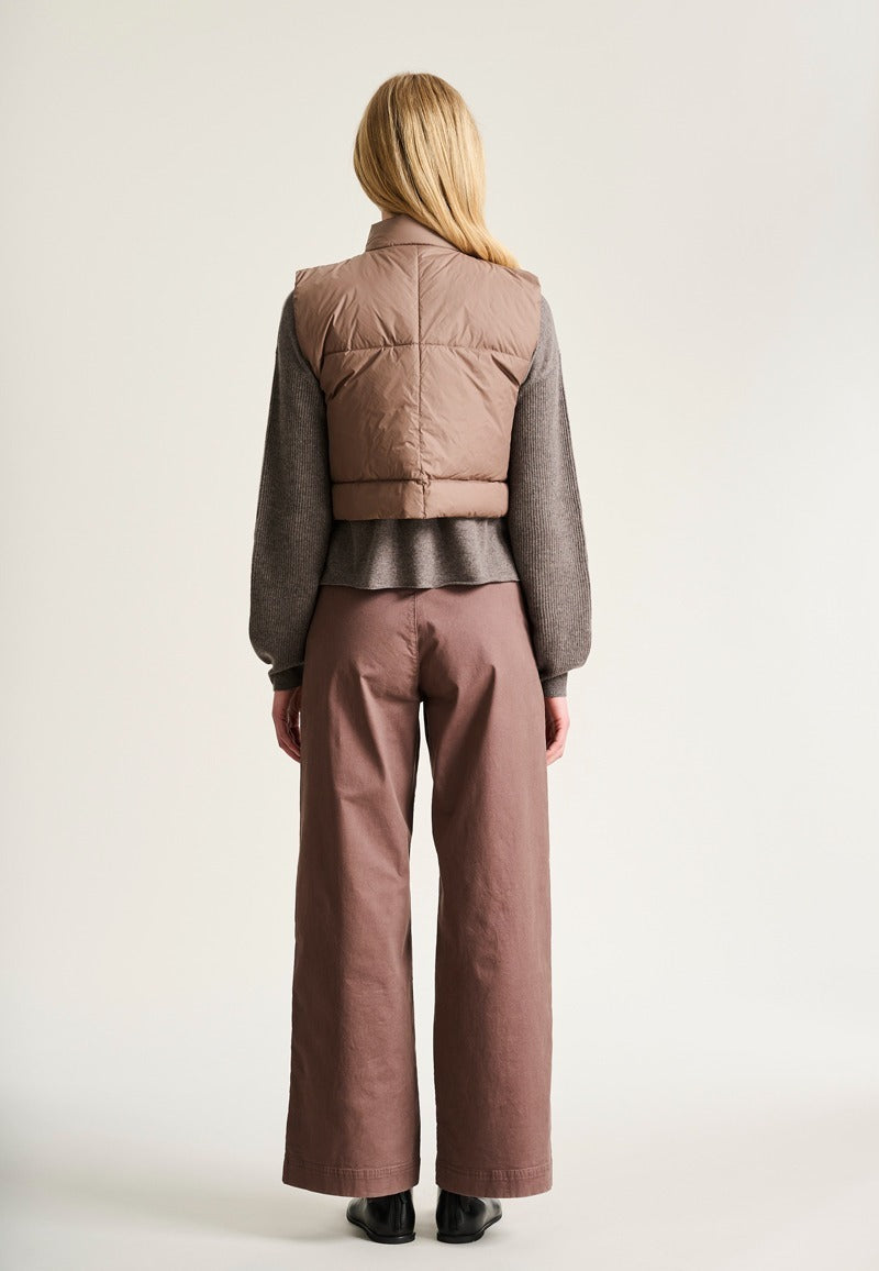 Bitte Kai Rand Feather Down Waistcoat Brown