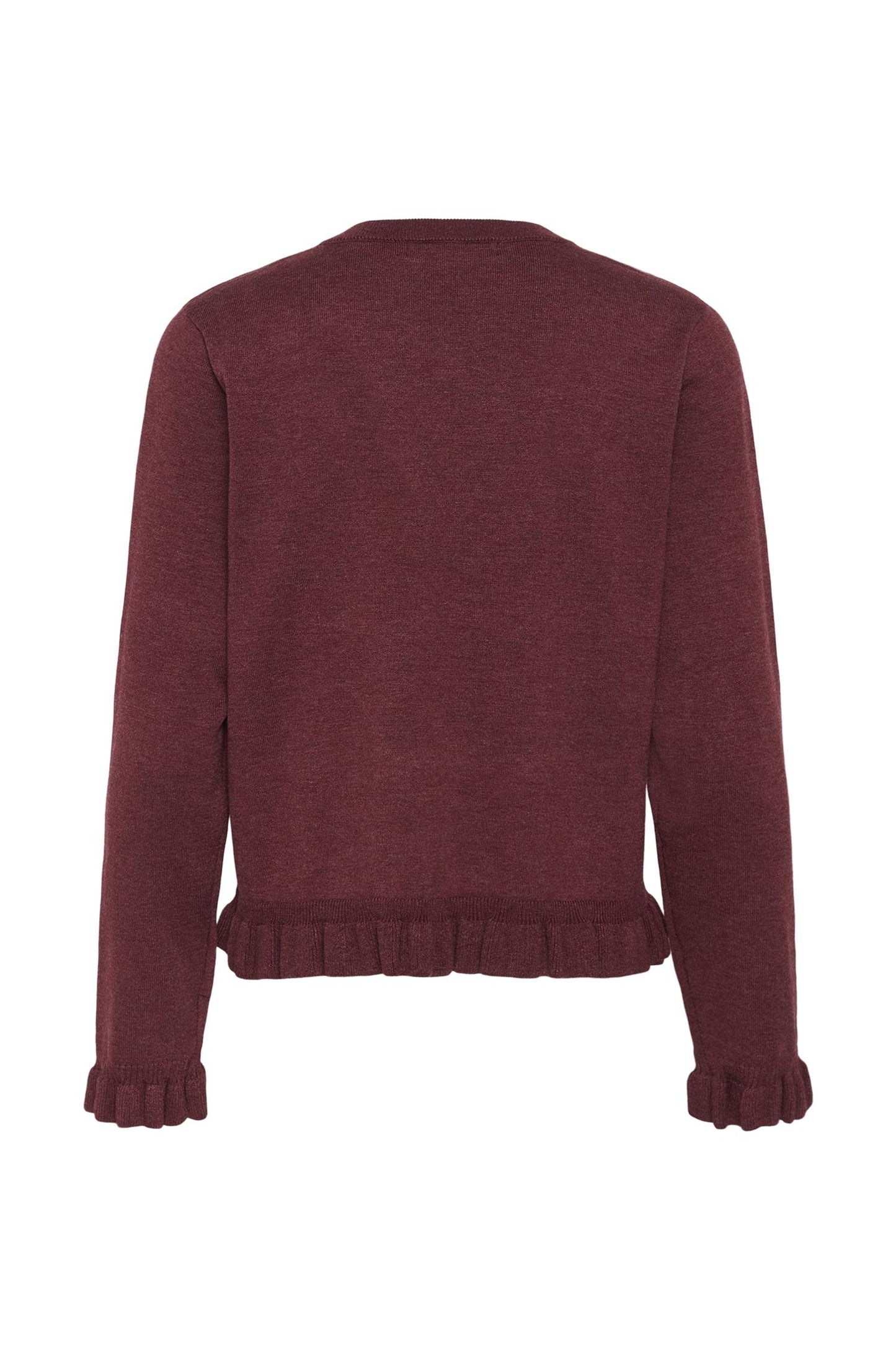 Culture Clare Annemarie Frill V-neck Chocolate Truffle