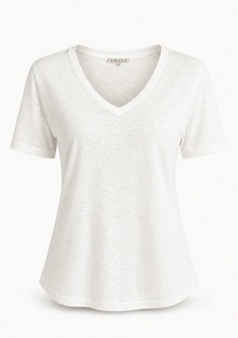 Amuse by Veslemøy Frederikke Tshirt White