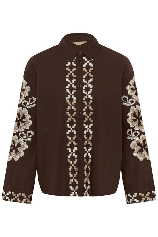 Culture Breezy Shirt Coffee Bean White