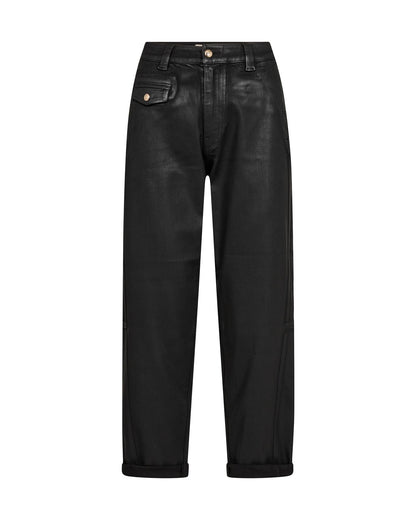 Mos Mosh Aymen Coated Pant Black