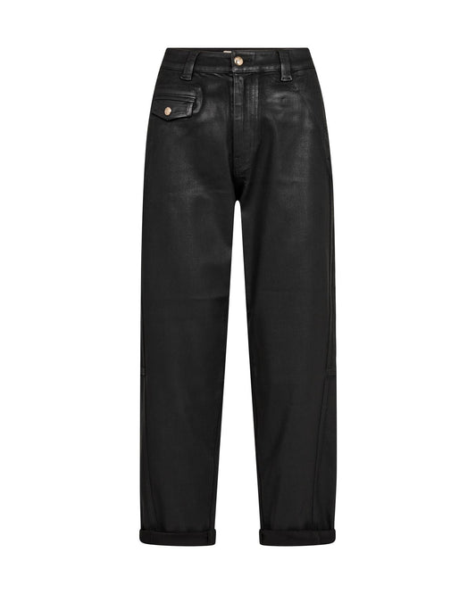 Mos Mosh Aymen Coated Pant Black