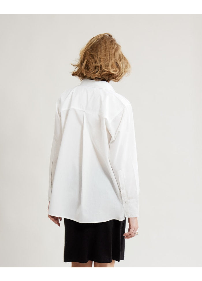 Tif Tiffy Ida Oversized Shirt White