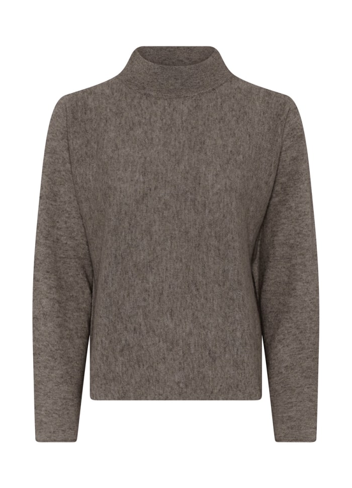 Tif Tiffy Basic Turtleneck Bark