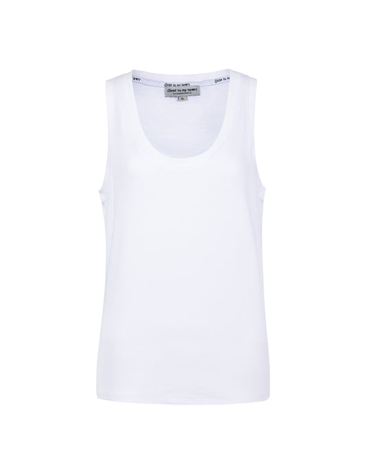 Close to My Heart Pete Tank Top White